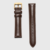 women's leather strap convertible - brown color - gold buckle -Kraek