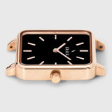 Rose Gold square case - women's watch - white dial - Kraek