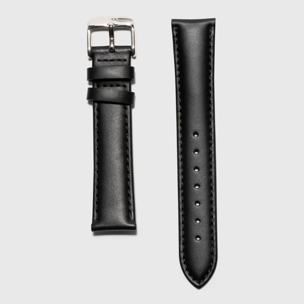 women's strap - black leather strap - convertible - Kraek